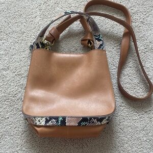 Madewell Sydney Crossbody Snake Purse